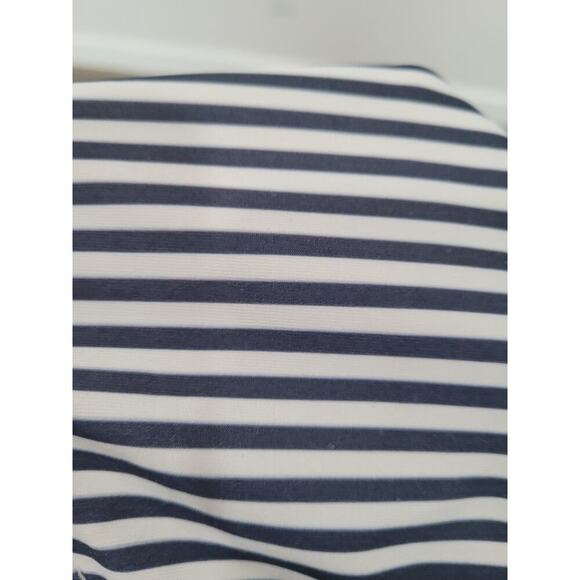 Baby Gap Striped‎ Toddler Girl One Piece Navy Swimsuit size 3 #6 - Picture 3 of 4